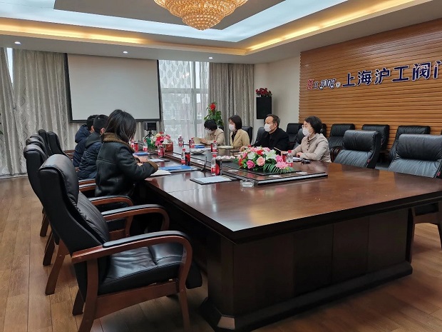 嘉定區工商聯副主席朱興、季虹一行走訪調研我司疫情防控和復工情況(圖1)
