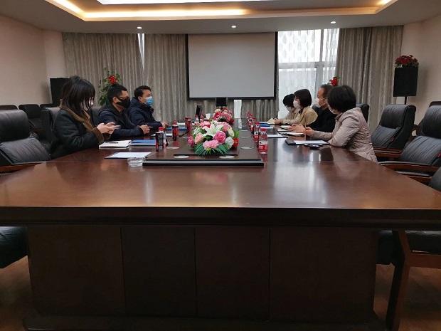 嘉定區工商聯副主席朱興、季虹一行走訪調研我司疫情防控和復工情況(圖2)